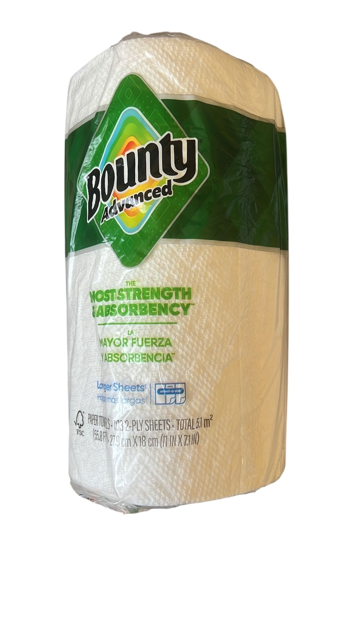 Bounty Longer Select A Size Paper Towel, 103 Sheets, 1 Pack