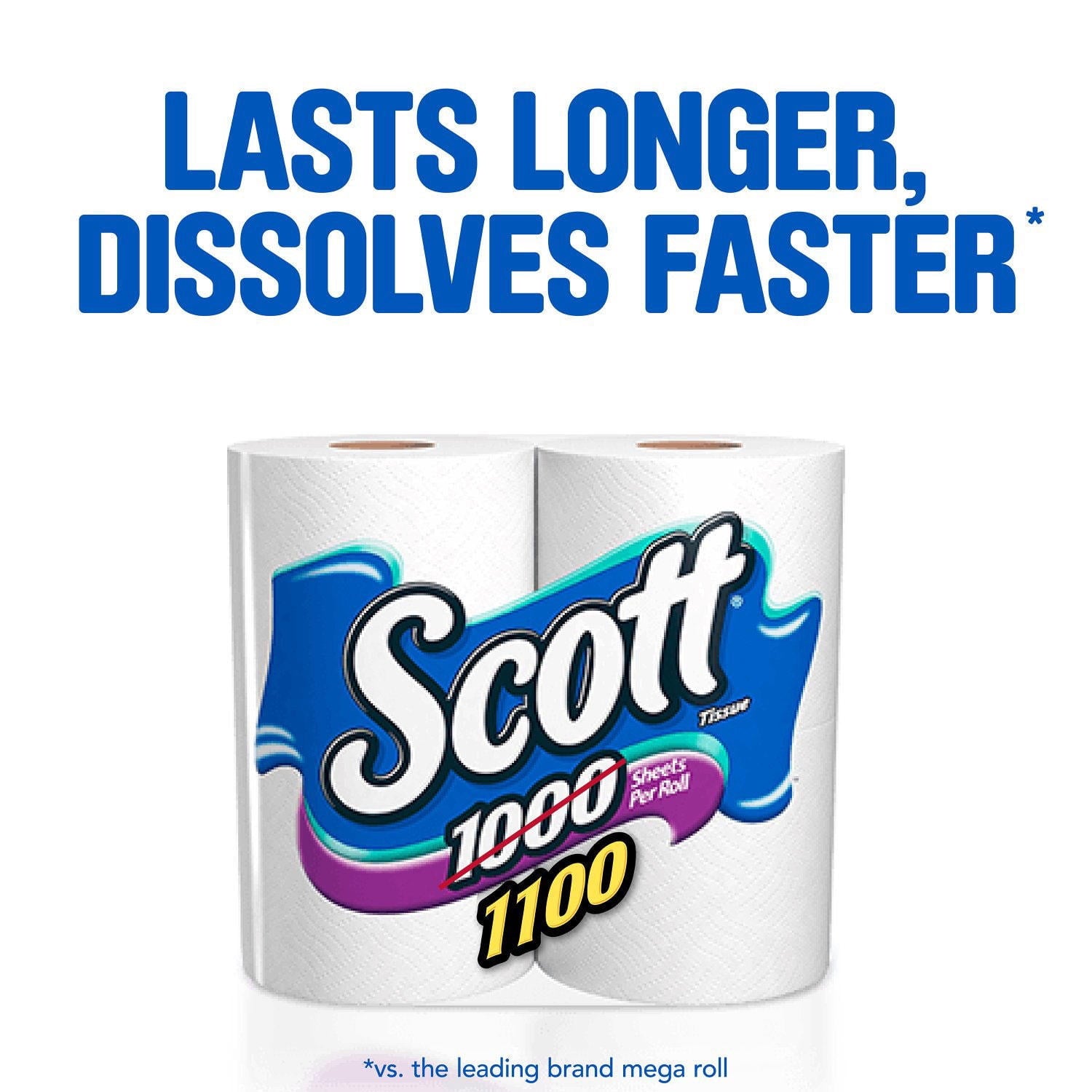Avi Glatt Scott, 1000 Sheets Per Roll Toilet Paper, 36 Rolls Bath Tissue
