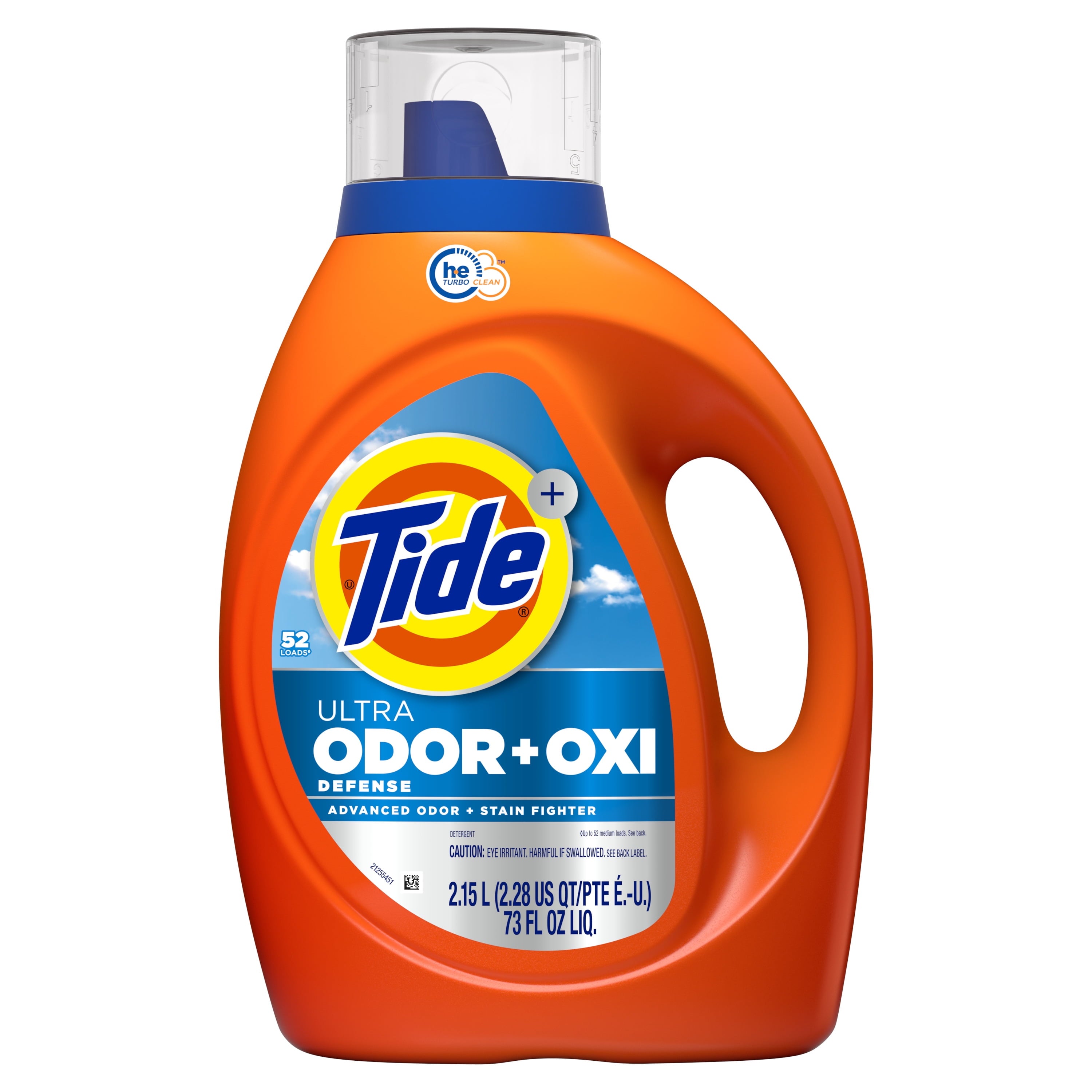 Tide Ultra Odor Defense Plus Oxi Liquid Laundry Detergent, 117 fl oz, 83 Loads
