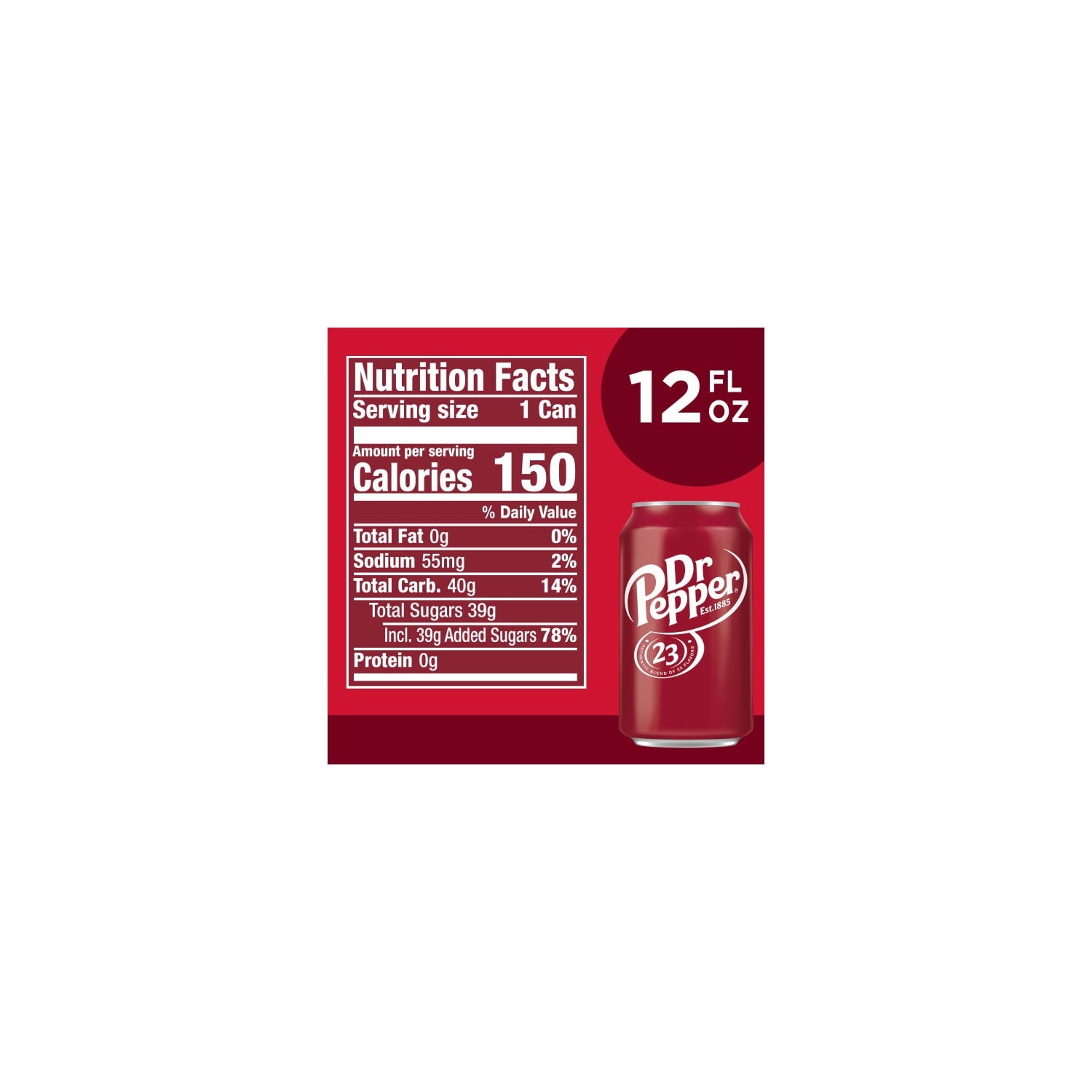 Dr Pepper Soda Pop, 12 fl oz, 24 Pack Cans