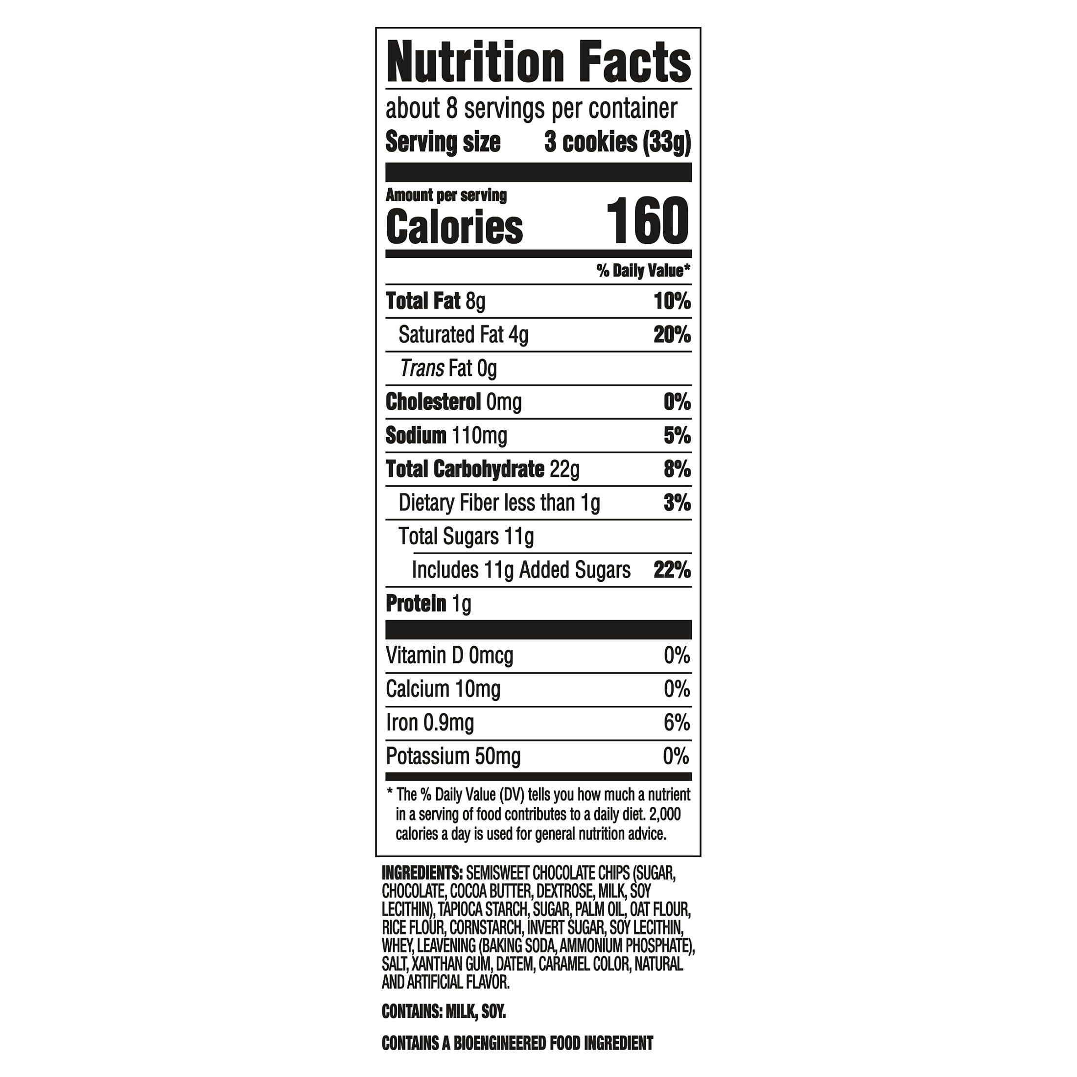 CHIPS AHOY! Original Crunchy Gluten Free Chocolate Chip Cookies, 9.31 oz
