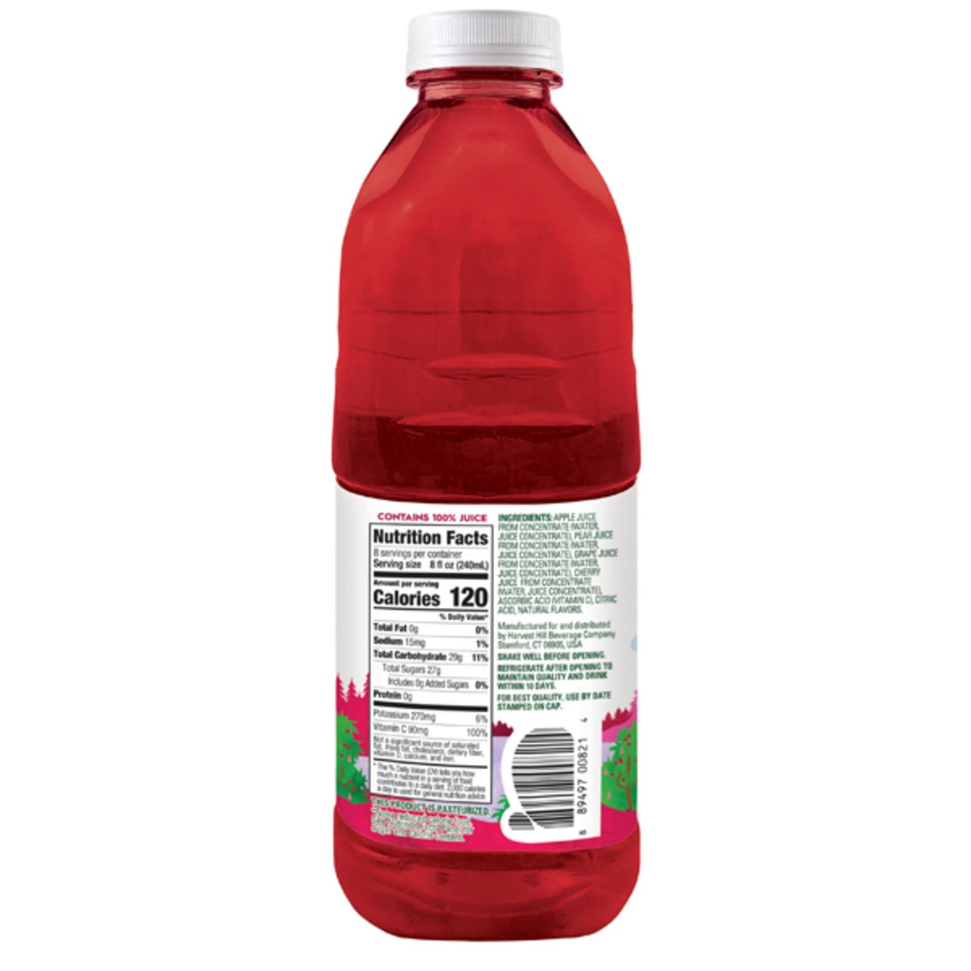 Juicy Juice 100% Juice, Cherry, 64 fl oz Bottle
