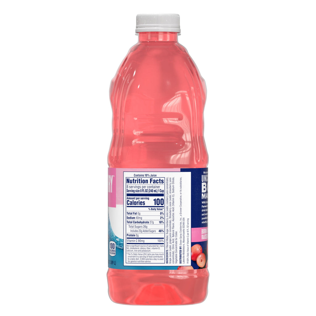 Ocean Spray® White Cran-Strawberry Juice Drink, 64 fl oz Bottle