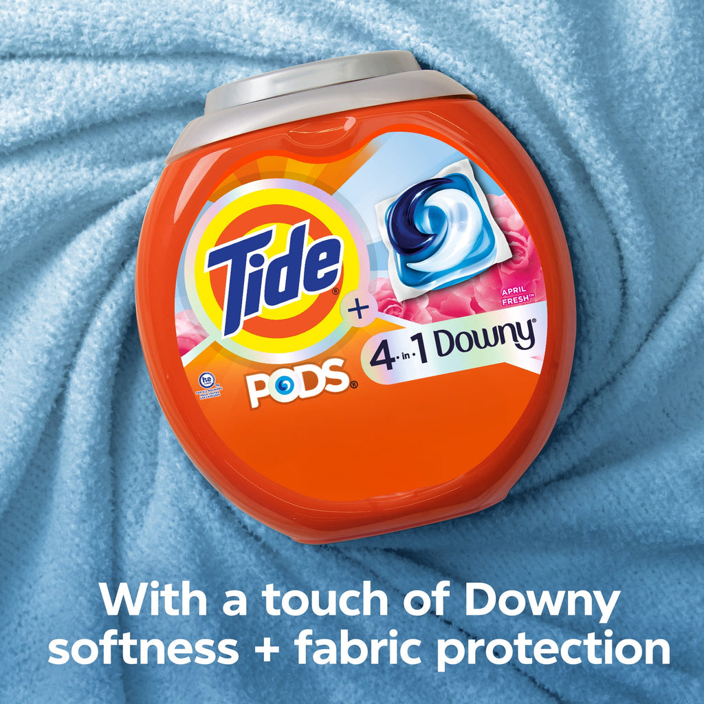 Tide PODS Laundry Detergent Pacs with a Touch of Downy Freshness, 3X Cleaning Power, 11 Count