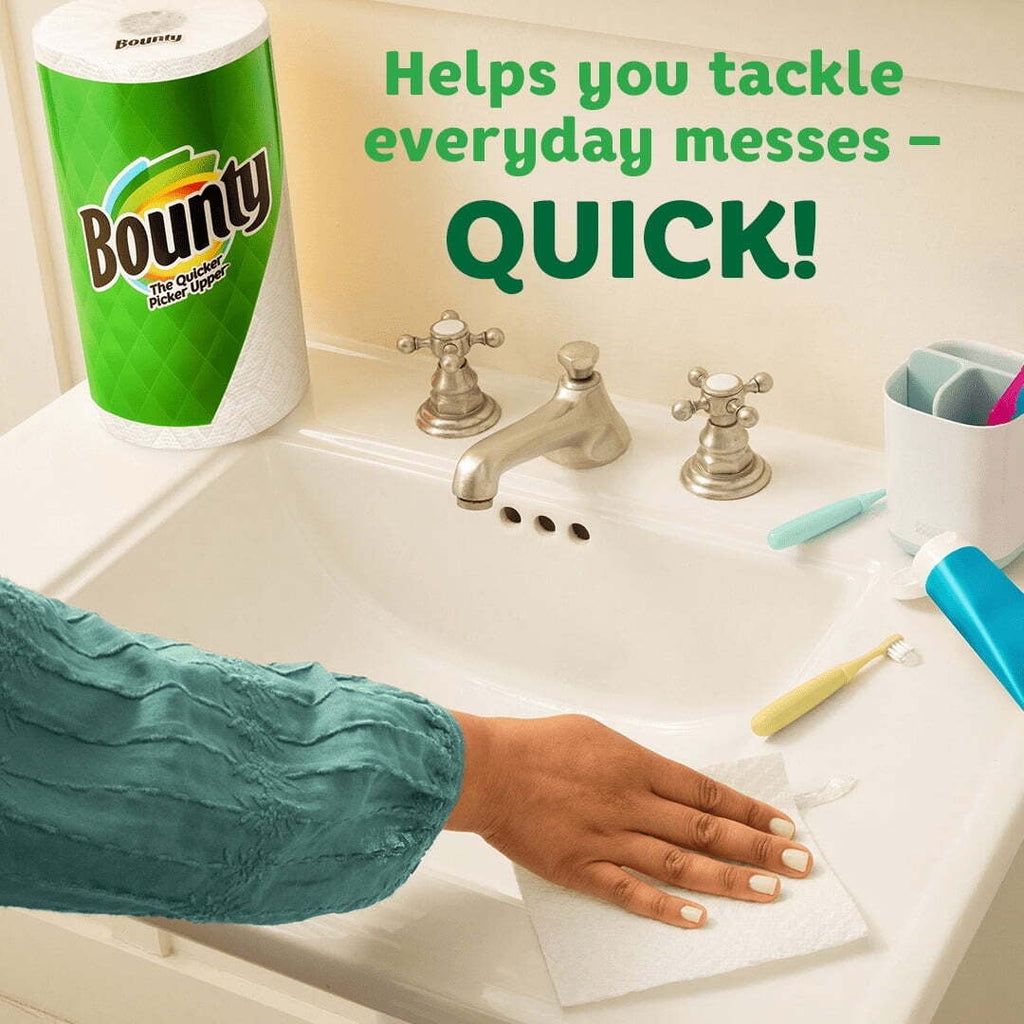 Bounty Paper Towels Select-a-Size, 2 Triple Rolls, Print