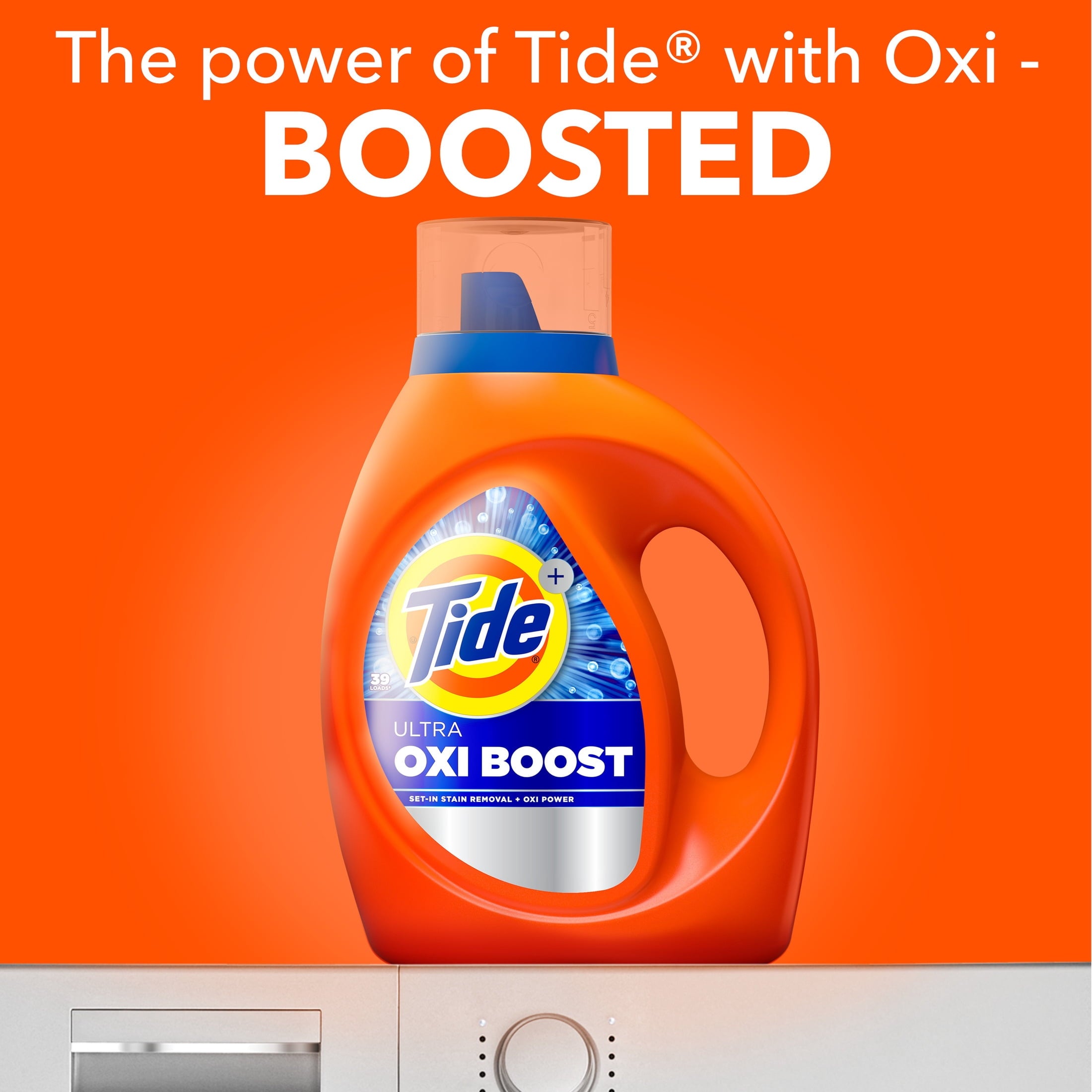 Tide Liquid Laundry Detergent, Ultra Oxi Boost, 132 fl oz, 94 Loads