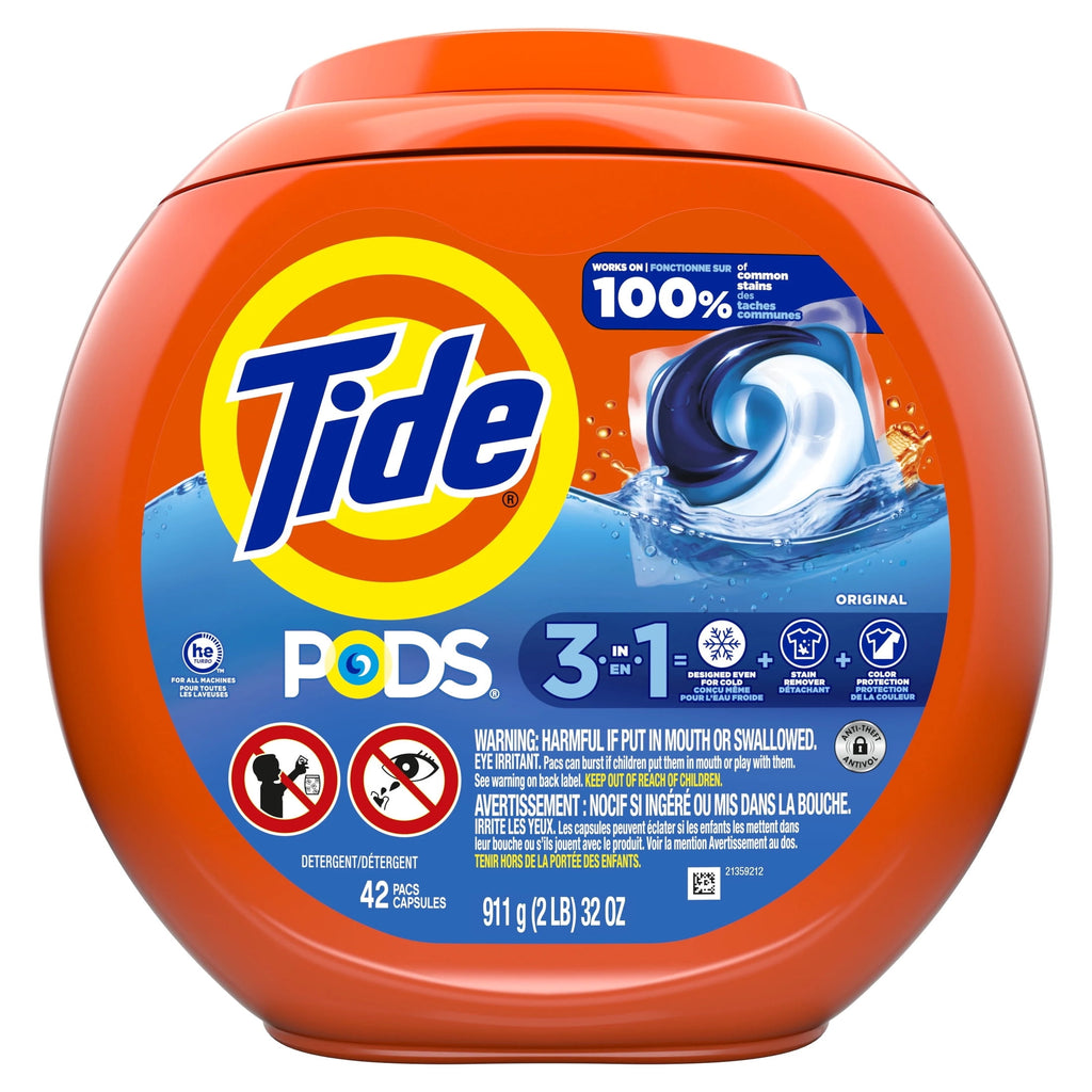 Tide PODS Laundry Detergent Soap Pacs, Original Scent, 76 Count