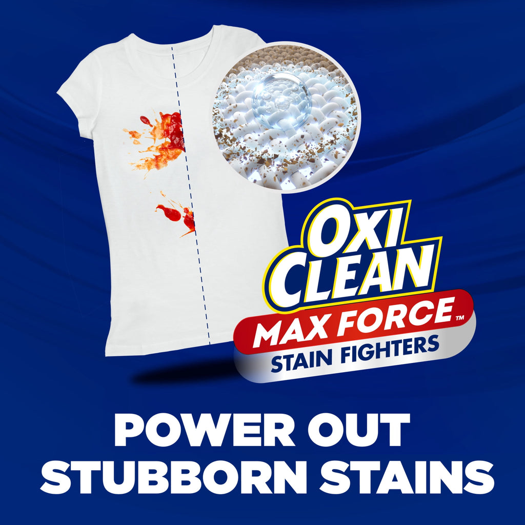 ARM & HAMMER Deep Clean OxiClean Max Force Laundry Detergent, Sparkling Clean, 75 fl oz, 50 Loads