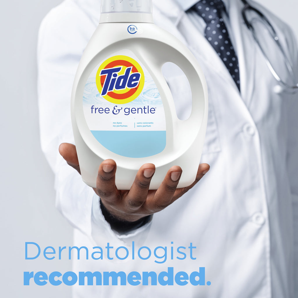 Tide Free & Gentle Liquid Laundry Detergent, 107 loads 154 fl oz