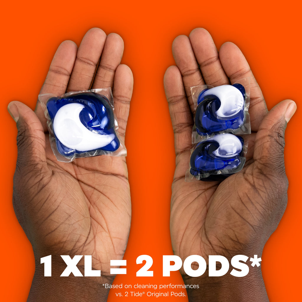 Tide Power PODS White Laundry Detergent Pacs, Brilliant Whitening + Color Protect, 63 Count