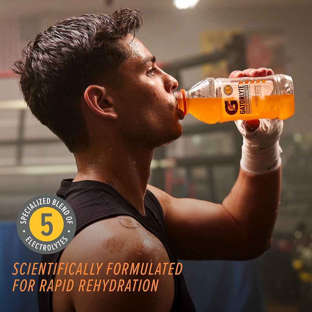 Gatorade Gatorlyte, Strawberry Kiwi Sports Drinks, 20 fl oz Bottle Rapid Rehydration Electrolyte Drink