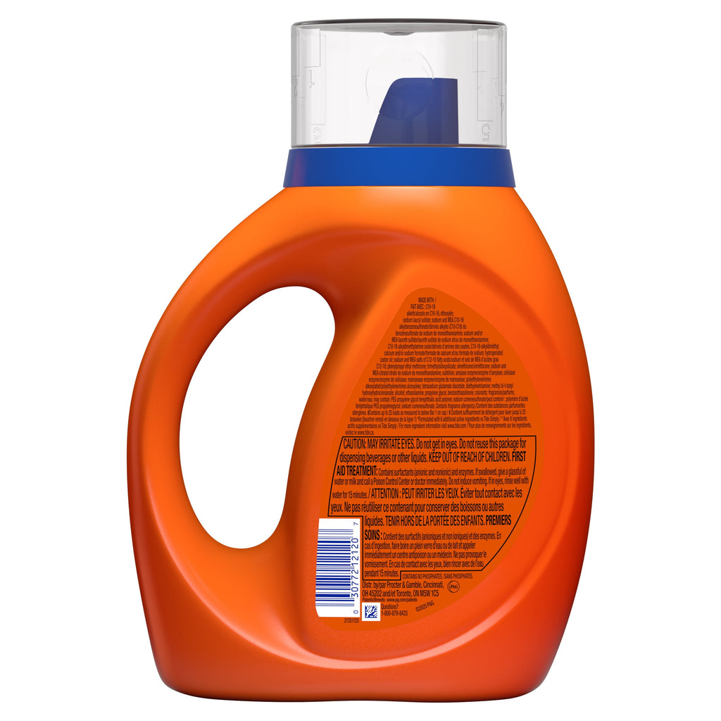 Tide Laundry Detergent Liquid with 6X Boosted Cleaning Power, Original Scent, 125 fl oz, 100 Loads