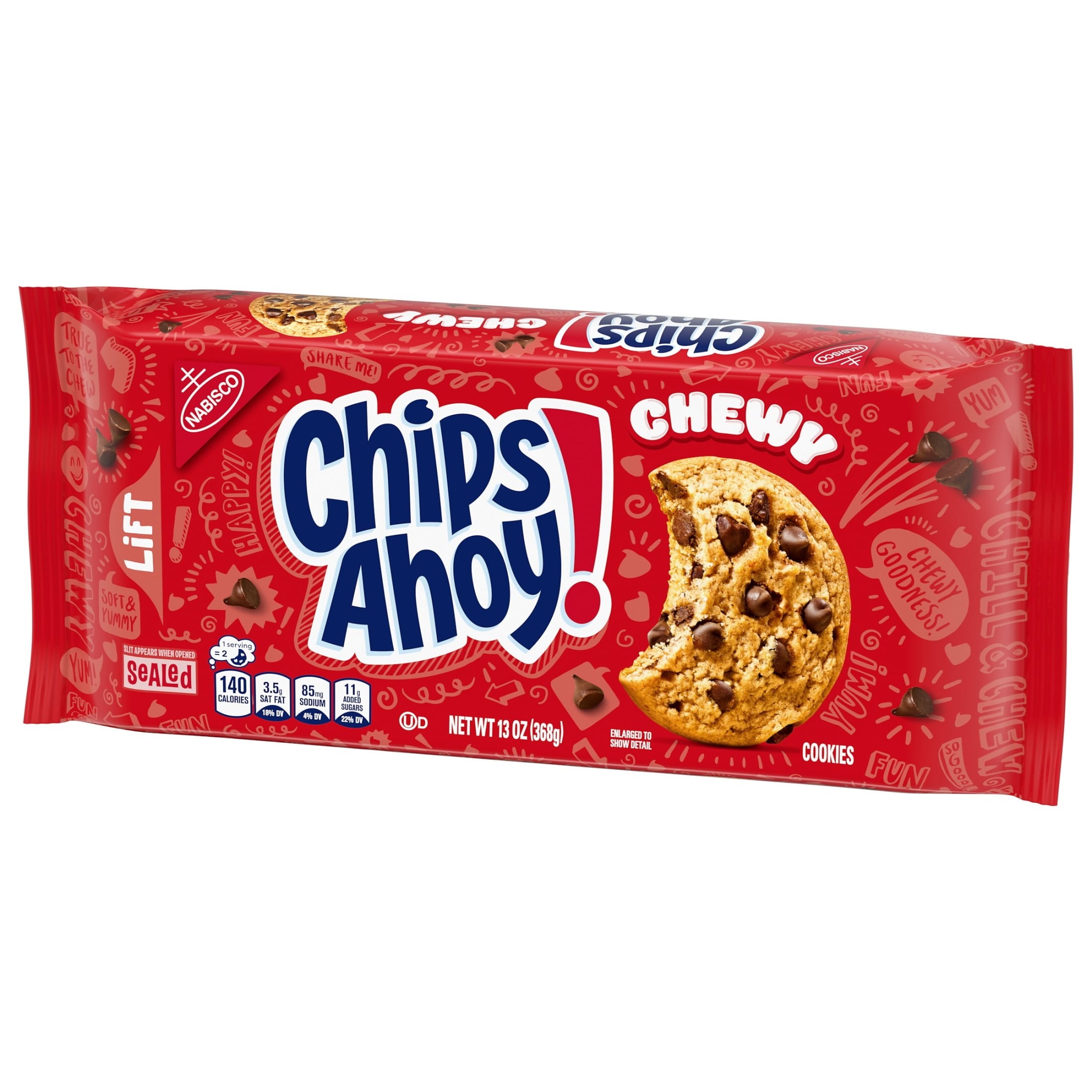 CHIPS AHOY! Chewy Fudgy Chocolate Chip Cookies, 13 oz