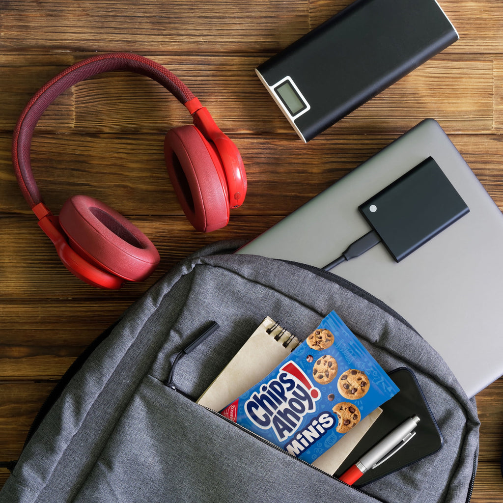 CHIPS AHOY! Minis Original Fudgy Chocolate Chip Cookies, 10 Snack Packs