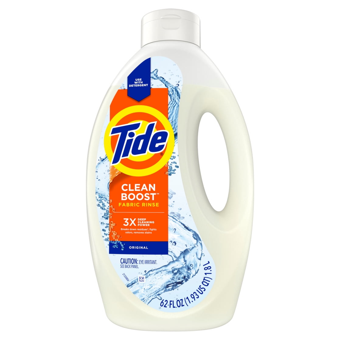 Tide Clean Boost Fabric Softener Rinse, Removes Odors and Residues, Original Scent, 48 fl oz
