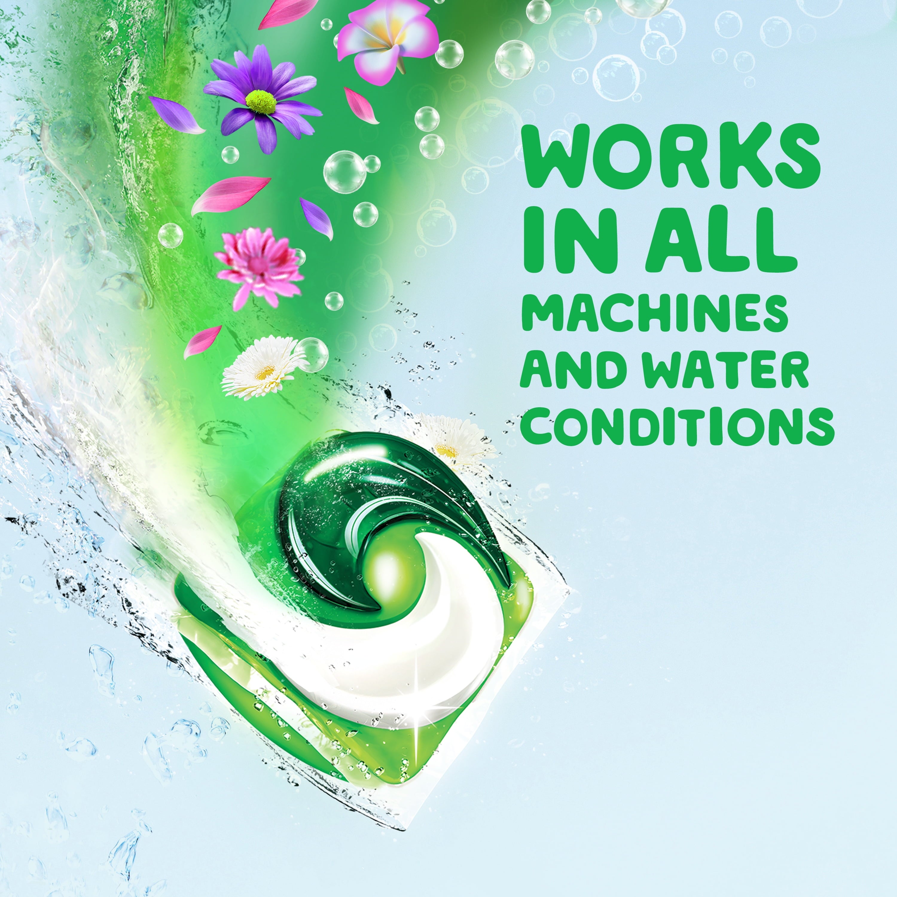 Gain Flings Laundry Detergent Pacs with Odor Defense, Super Fresh Blast Scent, 102 Count